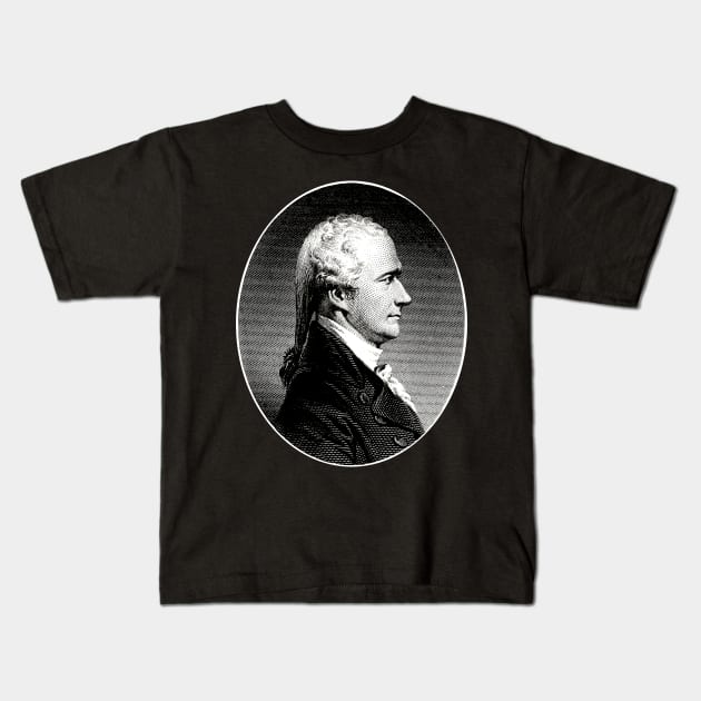 Alexander Hamilton Kids T-Shirt by Historia
